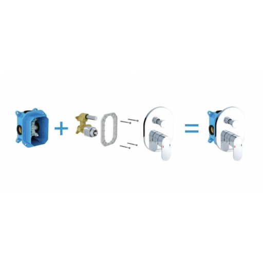 Встраиваемая часть смесителя RAVAK R-box RB 070.50 X070052